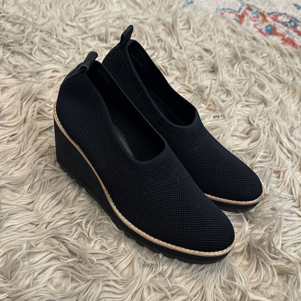 EILEEN FISHER Margie Wedge Pumps 9.5